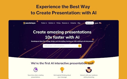 Sendsteps.ai: First AI Presentation Tool