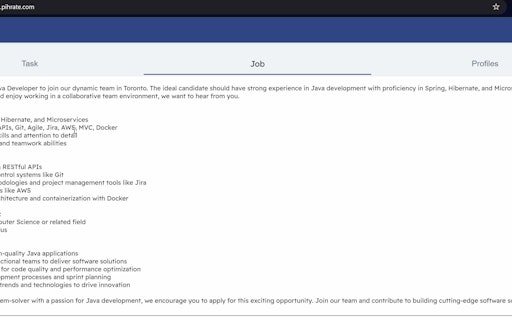 x-Ray Candidate Profile Sourcing