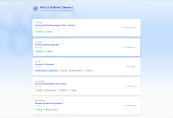 React Native Careers