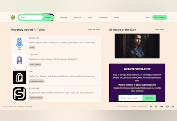 AiHunt - Your daily AI dashboard