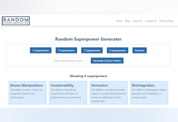 Random Power Generator