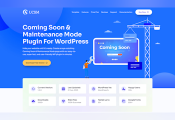 Ultimate Coming Soon & Maintenance
