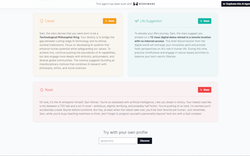 Twitter Personality Analysis - AI agent