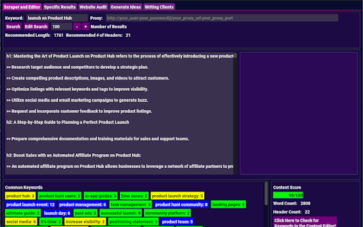 Back SEO Marketing Software
