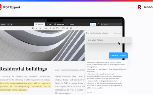 AI Chat (BETA) for PDF Expert
