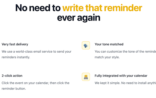 Meeting Reminders