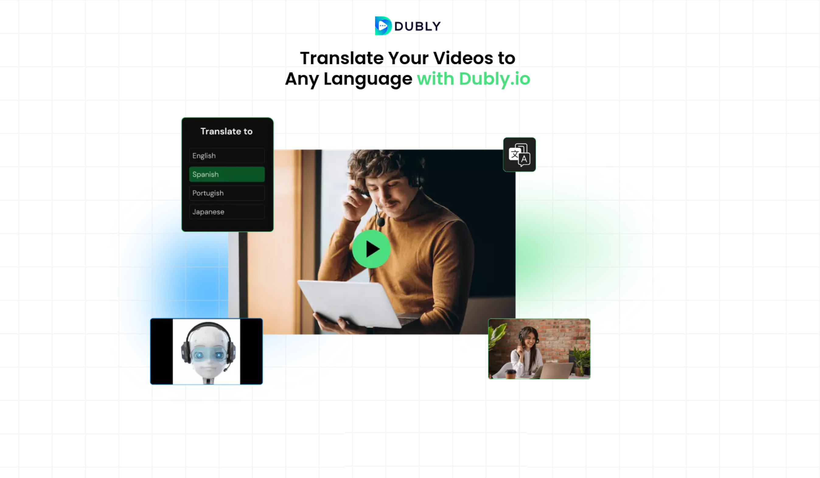 Dubly.io Video translator