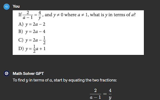 Math Solver GPT