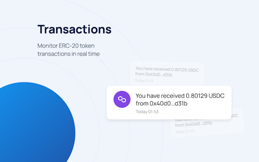 Crypto Notifications for Metamask