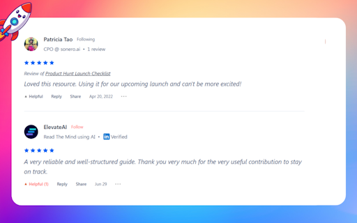 Product Hunt Launch Checklist