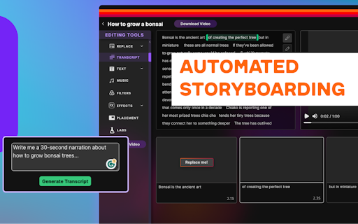 Augie AI Assisted Video Editing