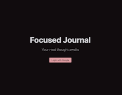 Focused Journal