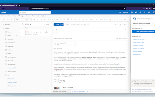 TemplateManager365