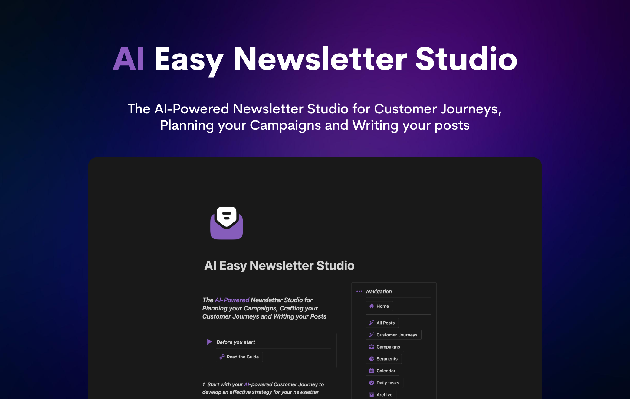AI Easy Newsletter Studio