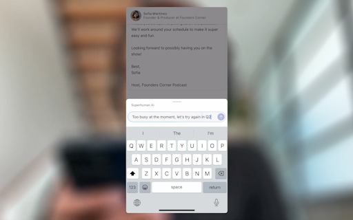 Superhuman AI for iPhone & iPad
