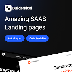 SaaS Landing Pages by Builderkit.ai