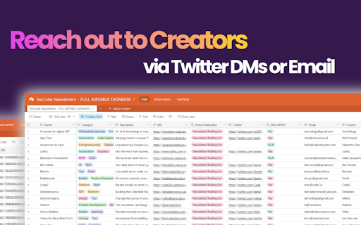 NoCode Newsletters