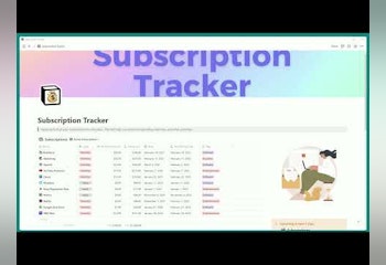 Subscription Tracker ✖️ Notion AI