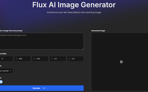 Flux AI Image Generator