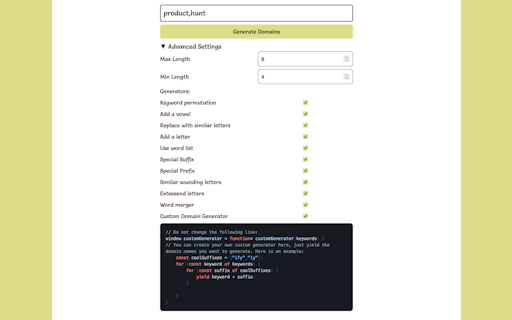 Domain Finder Plus