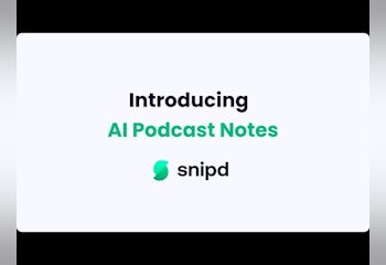 AI Notes For Podcasts