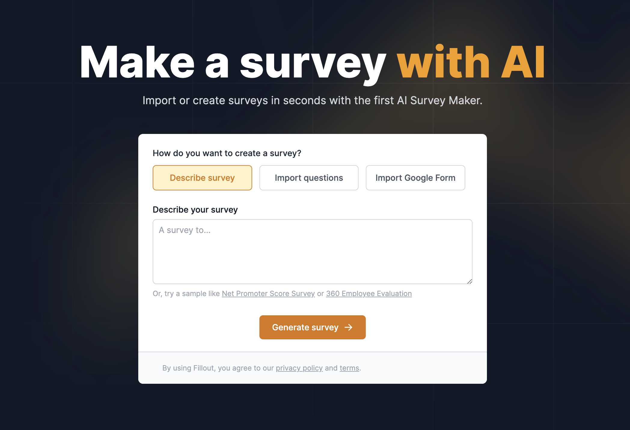 AI Survey Maker