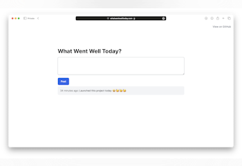 What Went Well Today?