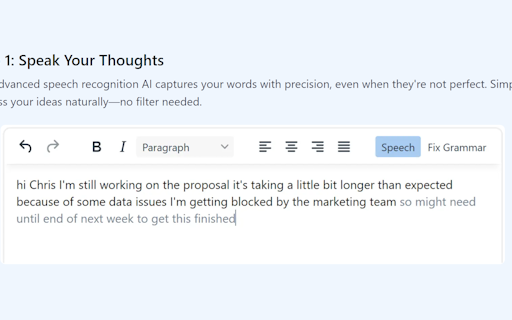 Voice Writer