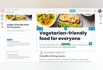 Blocks Edit for landing pages