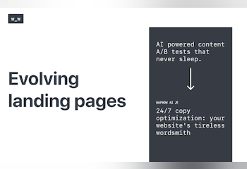 Wafrow. Landing pages on steroids