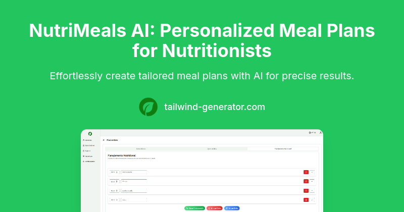 NutriMeals AI