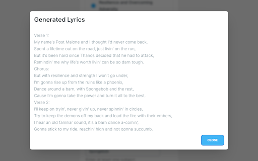 Country Lyrics AI