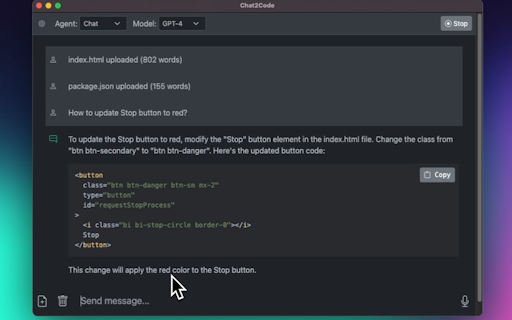 Chat2Code - Autopilot Coding & Easy BI