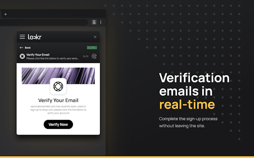 lockrMail Chrome Extension