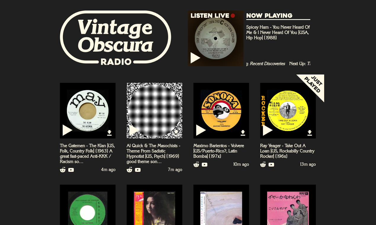 Vintage Obscura Radio