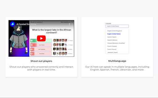 AI Host for your Live Stream