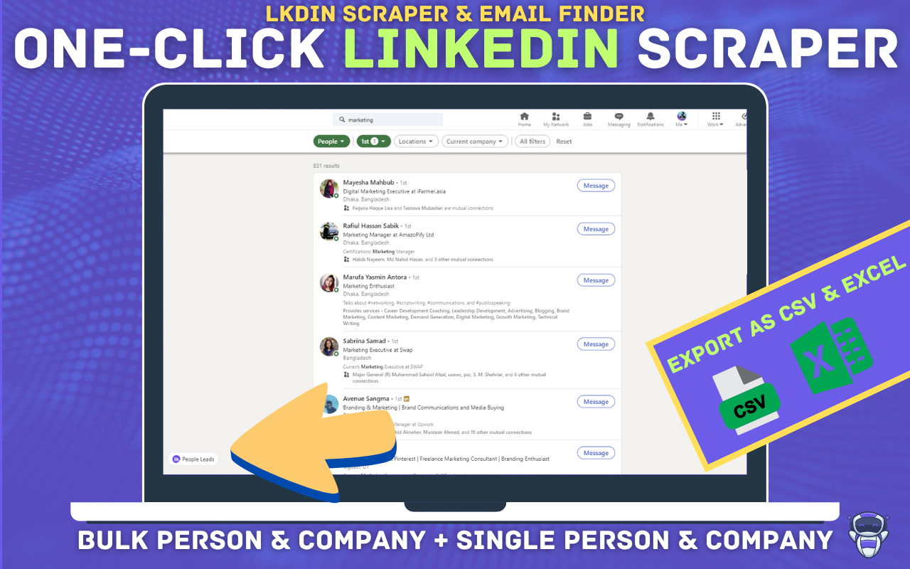 LKDIN Scraper & Email Finder