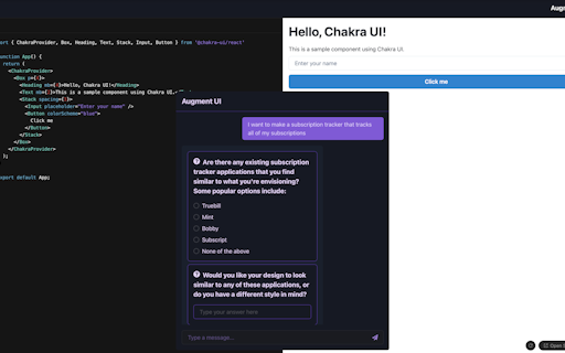 Augment UI