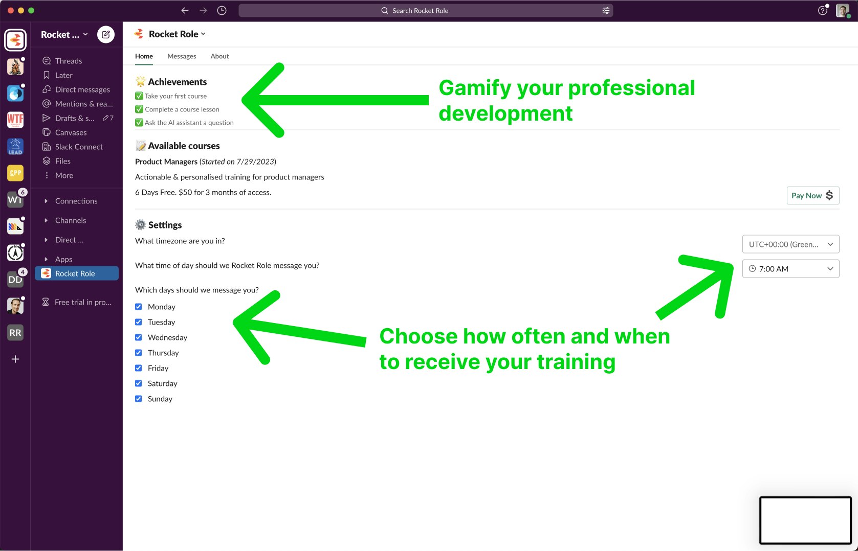 Rocket Role for Product Managers