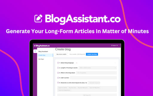 Blog Assistant