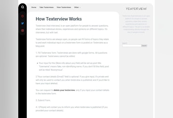 Texterview