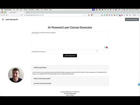 Lean Canvas AI