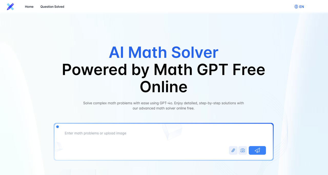 AI Math Solver by GPT-4o Free Online
