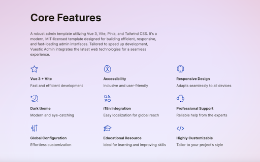 Vuestic Admin 3.0