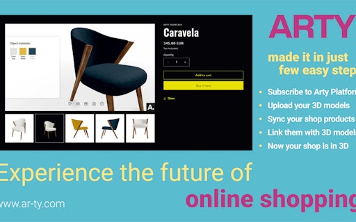Arty 3D Viewer Extension for Magento