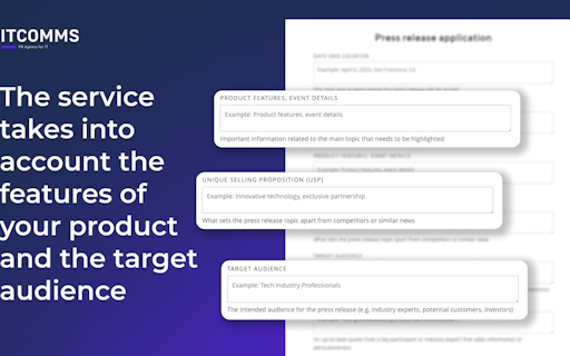 Free AI PR service