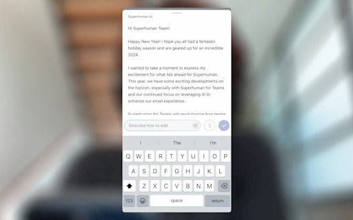 Superhuman AI for iPhone & iPad