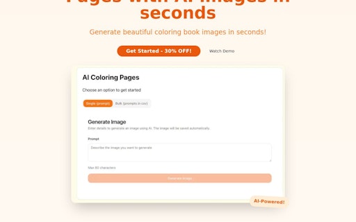 AIColoringPagesPro - Coloring Pages Bulk
