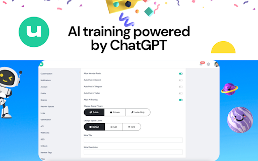 AI Community Widget