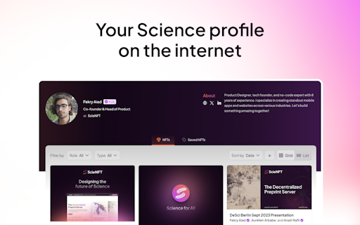 ScieNFT